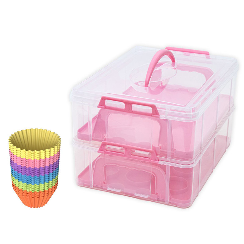 Canepa Food Storage Container, Transparent/Pink/Yellow/Blue/Orange/Green