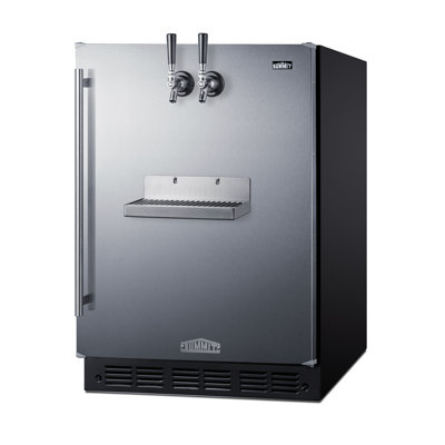 Summit Appliance 24" Wide Front Tap Built-In ADA-Compliant Cold Brew Coffee Kegerator