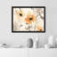 «Elegant Watercolor Floral Soft Peach and Grey Tones Illustration Modern Minimalist» sur papier-98267426-98267425
