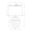 Modern Concrete Table Lamp with Shade (Revised)