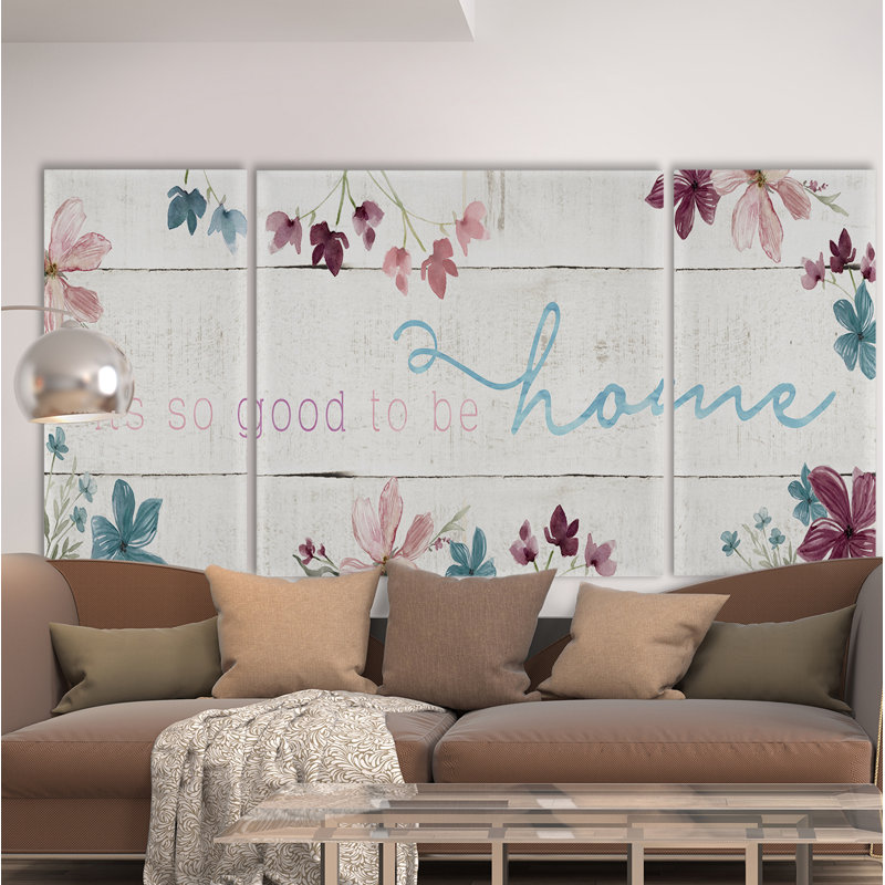 " Good To Be Home ", 24" H x 48" W x 1.5" D
