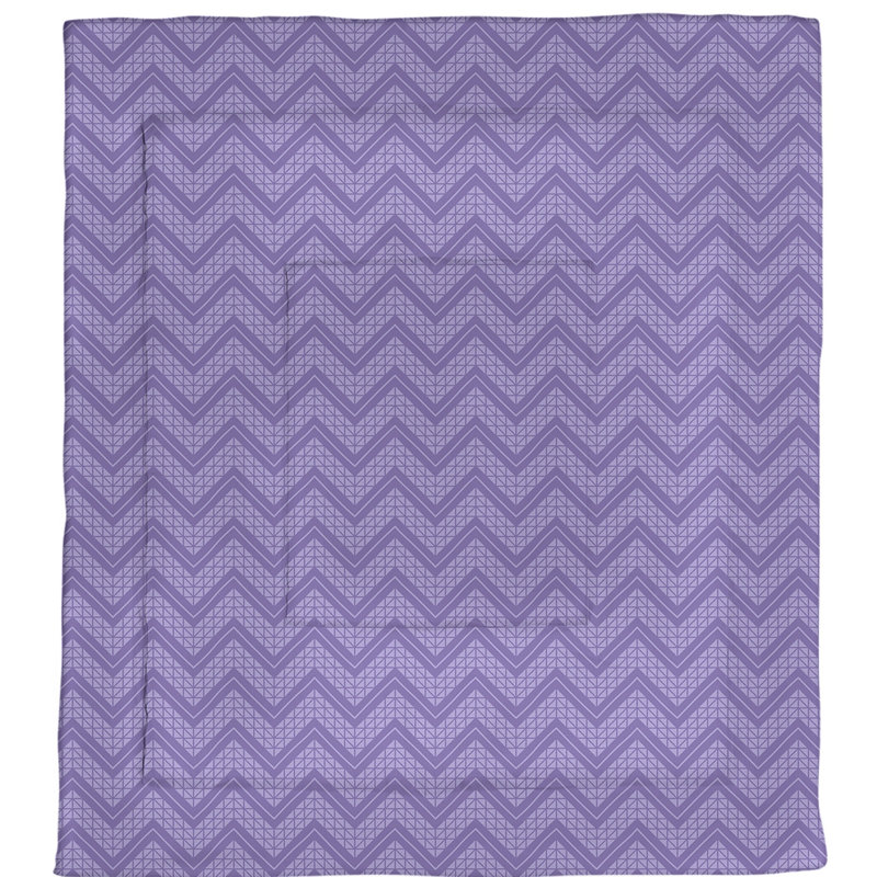 Édredon simple en microfibre Rhonda Cheval, Édredon simple, Mauve foncé