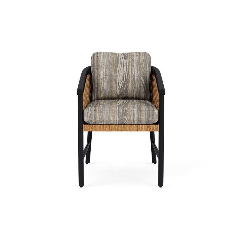 Galloway Outdoor Dining Armchair, Woodgrain Ash