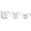 3-Piece Plastic Measuring Jug Set
