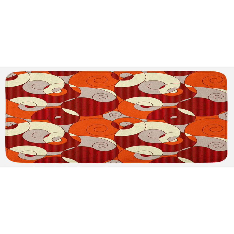 Tapis de cuisine abstrait