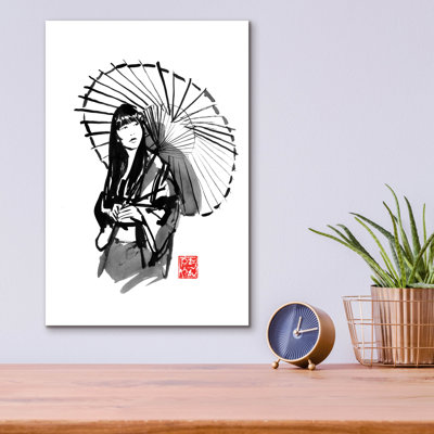 «Geisha Under Umbrella» par Pechane