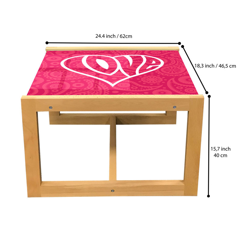 Jameion Sled Coffee Table, 62cm H x 46cm W x 40cm D