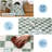 Modern Geometric Checkered Area Rug - Soft Low Pile, Washable, Non-Slip Carpet for Living Room, Bedroom, Dining Room-179410046-179410037