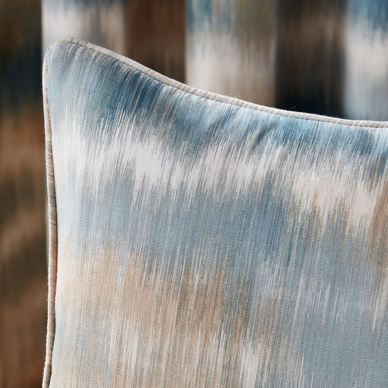 Ombre Texture Cushion, Blue