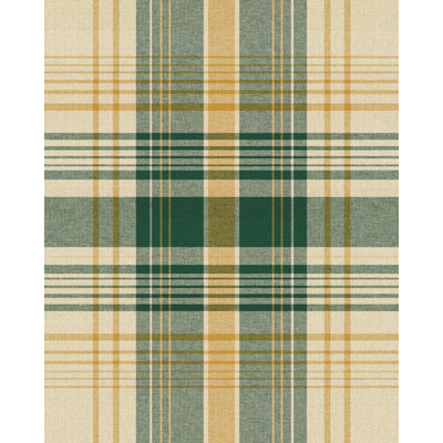 Woodstock Lifestyle Plaid Wallpaper Roll