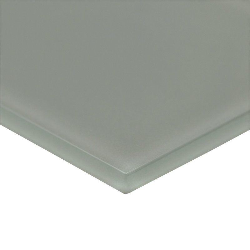 Ackland Rivella Subway 4 in. x 12 in. Glossy Glass Wall Tile, Eucalypt