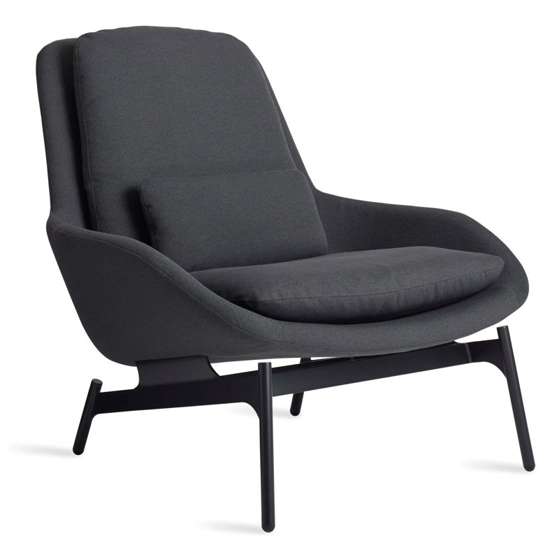Field Lounge Chair, Maharam Meld in Panda Polyester Blend