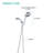 5 Mode Adjustable Settings Handheld Shower Head With Hose High Pressure Shower Heads-126231950