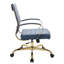 Fauteuil de bureau pivotant en cuir Naudain-58177232-132200685