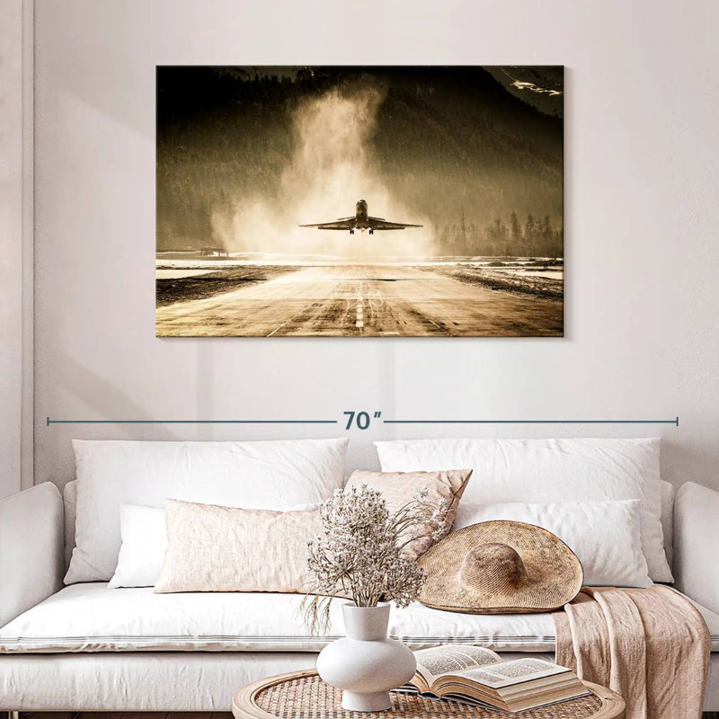 Mehar First Class Plane, 30" H x 45" W