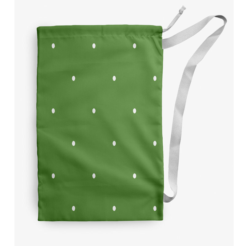Fabric Laundry Bag with Handles, Medium (36" H x 28" W), Green