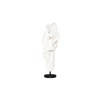 Cast Dancing Sculpture, Saute, Faux Bleached
