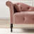 Aijia 60.6" Velvet Chaise Lounge Buttons Tufted Nailhead Trimmed Solid Wood Legs With 1 Pillow-2011009899