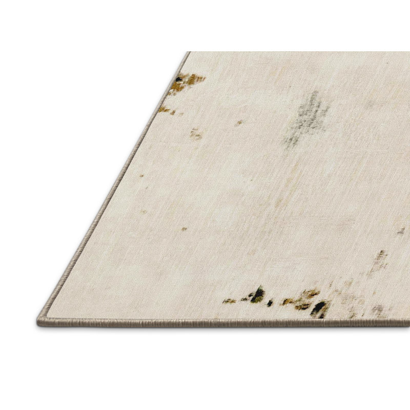 Tapis abstrait à motif abstrait moderne, Tapis de couloir 2 pi x 5 pi