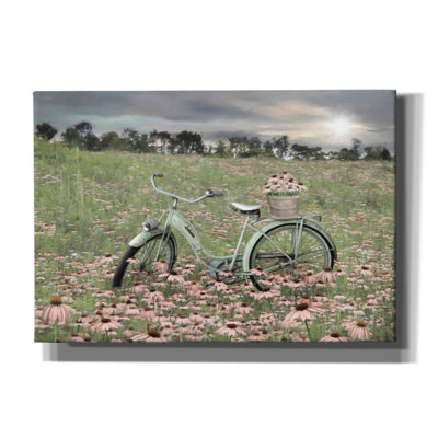 «Sagebrush vélo» par Lori Deiter - photographie sur toile tendue