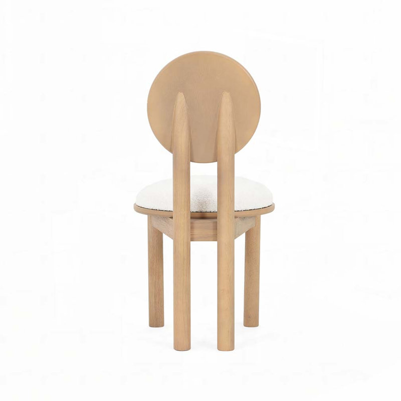 Chaise de salle à manger Boucle, Naturel