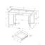 Computer Desk, Home Office, Laptop, Storage Drawers, 48"L, Work Laminate,  Metal, Contemporary, Modern-155650647