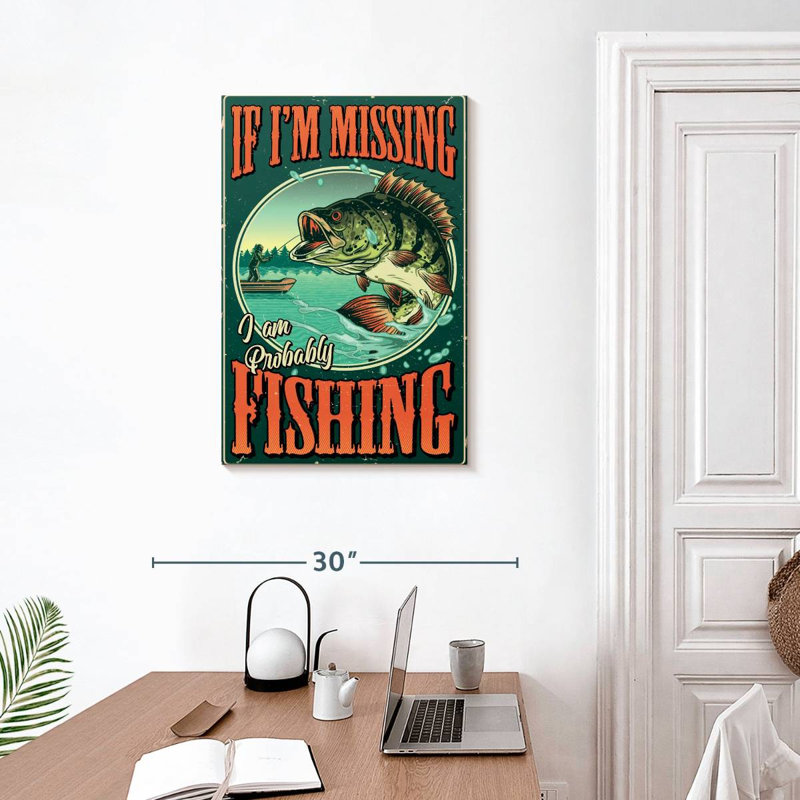 Senne Bass Fishing, H 30 po x l 20 po