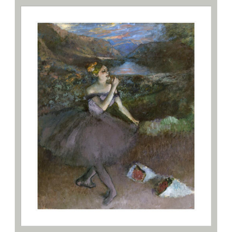 «Dancer with Bouquet» par Edgar Degas, impression giclée encadrée, 38.41" H x 33.5" W
