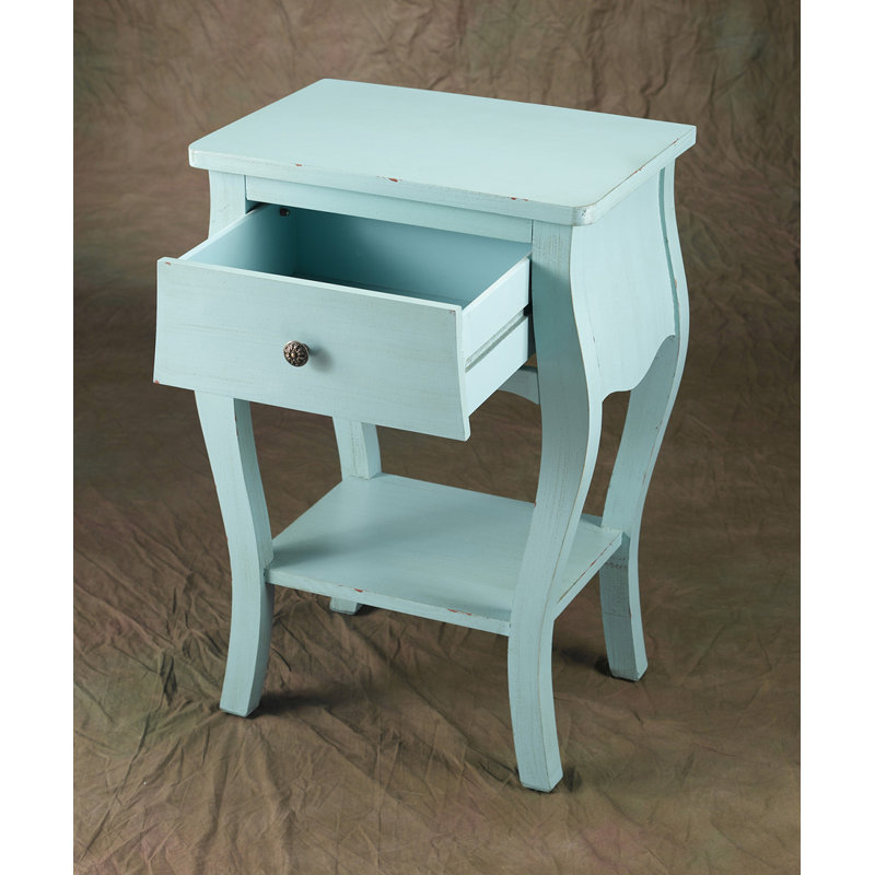 Chriopher End Table, Blue