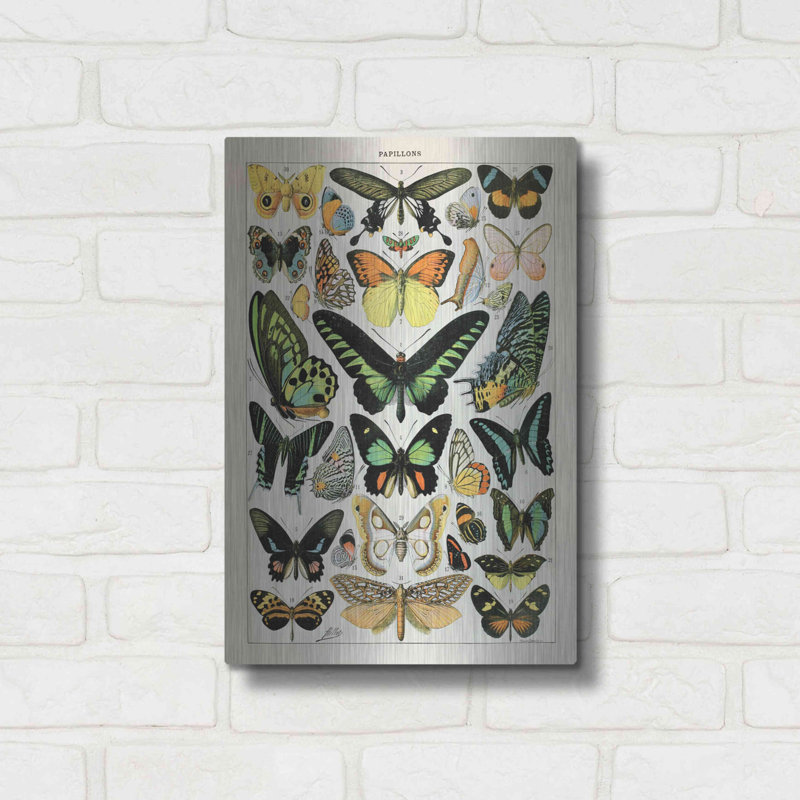"Papillons 2" par Susan Ball, H 16 po x l 12 po