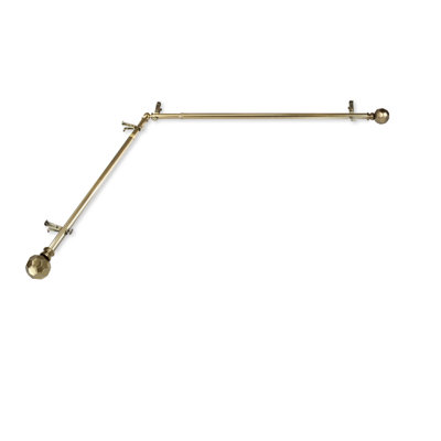 Campanella Steel Adjustable Single Curtain Rod