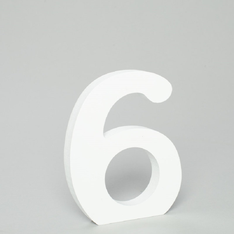 Bloc de lettres en bois, 6