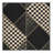 Machine Washable Arverne Art Deco Checkered Rug in Gray – Gray Binding-1730985426