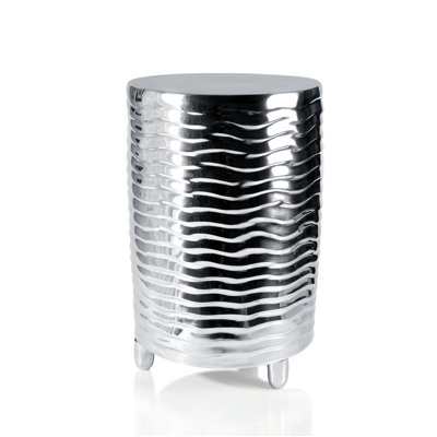 Aquos Table Silver With Snow
