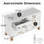 Commode double 6 tiroirs en blanc-864418936