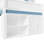 Lit mezzanine en bois compact avec rangement, maisonnette moderne