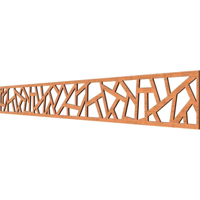 Moulure en bois Harrisburg, Cerisier, H 6 po x l 46,5 po x P 0,25 po