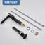 Robinet de lavabo vasque de salle de bain monocorps et monocommande en laiton massif 10 po avec drain-100018787-111906126
