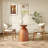 Mid-Century Modern Round Stone Dining Table For 2/4 Bistro Table Breakfast Nook Table-1793684840-1793684839