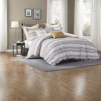 Ensemble de literie en coton de qualité supérieure, édredon surdimensionné avec texture, idéal pour la maison