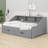 Daybed Frame With Storage Bookcases And Two Drawers,Charging Design-1541222612