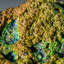 Sphalérite avec sidérite sur fluorescente de la mine West Boltsburn, Angleterre