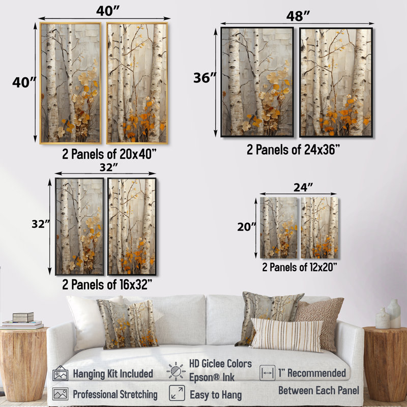 Allman - art mural grand arbre, H 20 po x l 24 po, Noir, Reproduction encadrée sans passe-partout
