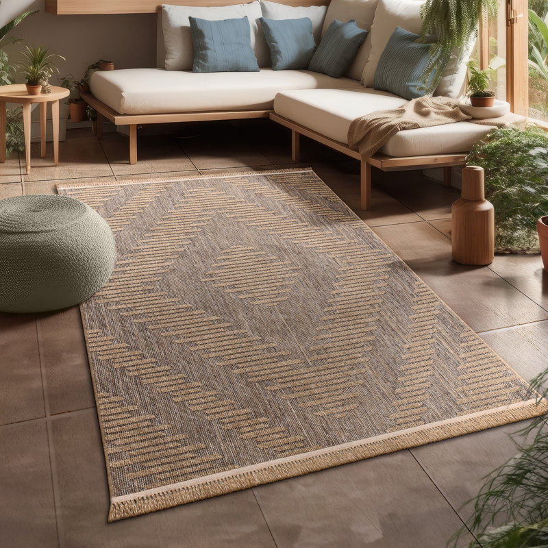 Almarine Geometric Area Rug, Rectangular 240cm x 340cm