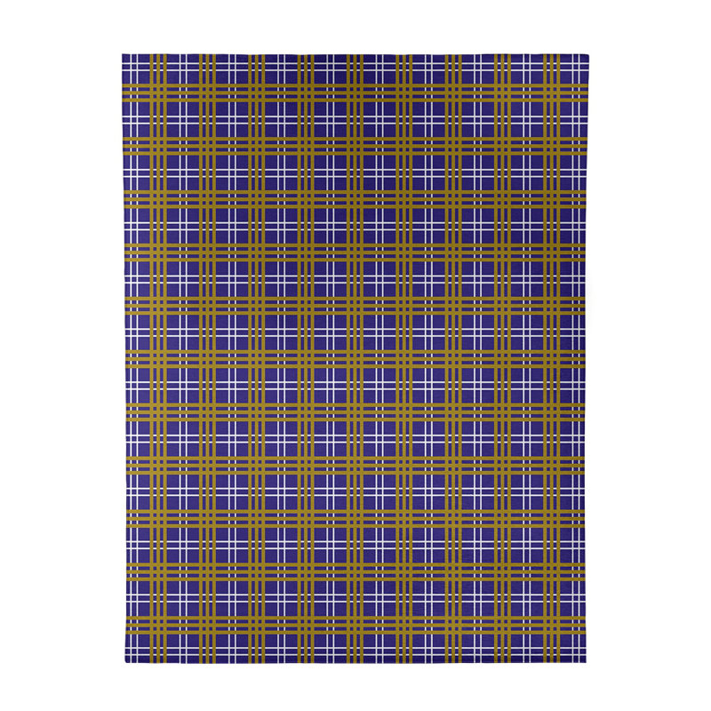 Tapis à carreaux mauve, Rectangle 8 pi x 10 pi