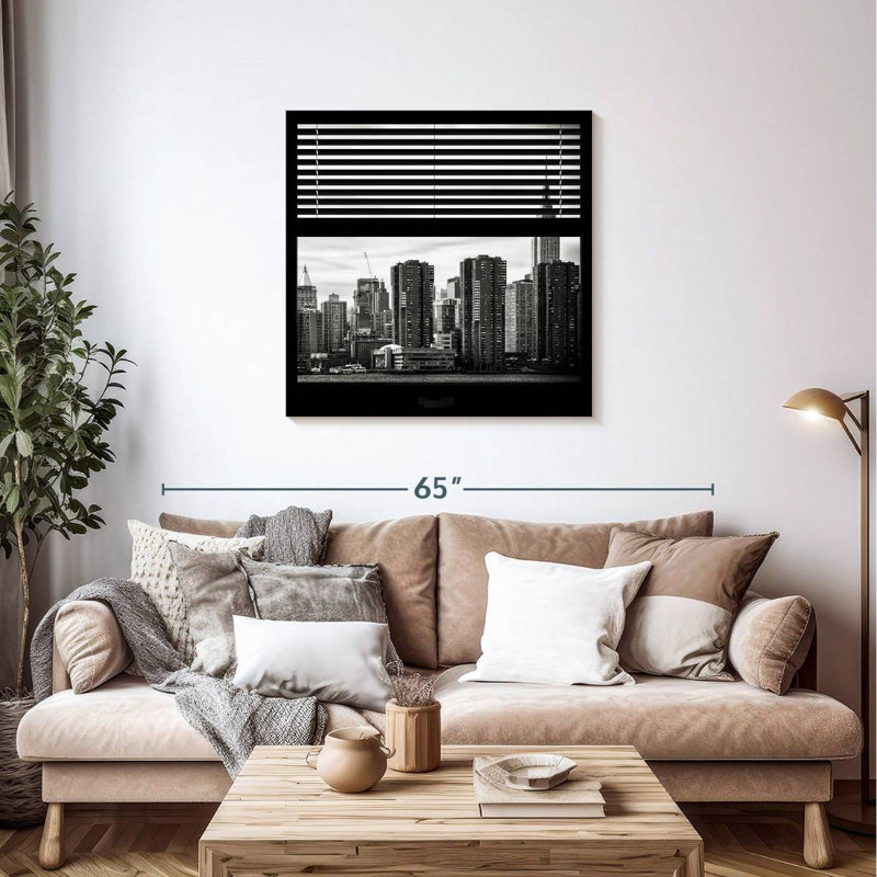 Sireci Window To New York, 36" H x 36" W