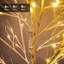 Arbre de Noël artificiel en bouleau 3 lumières DEL