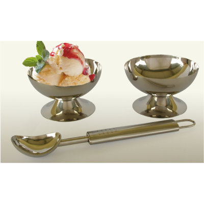 Symple Stuff Stainless Steel Divided Serving Dish