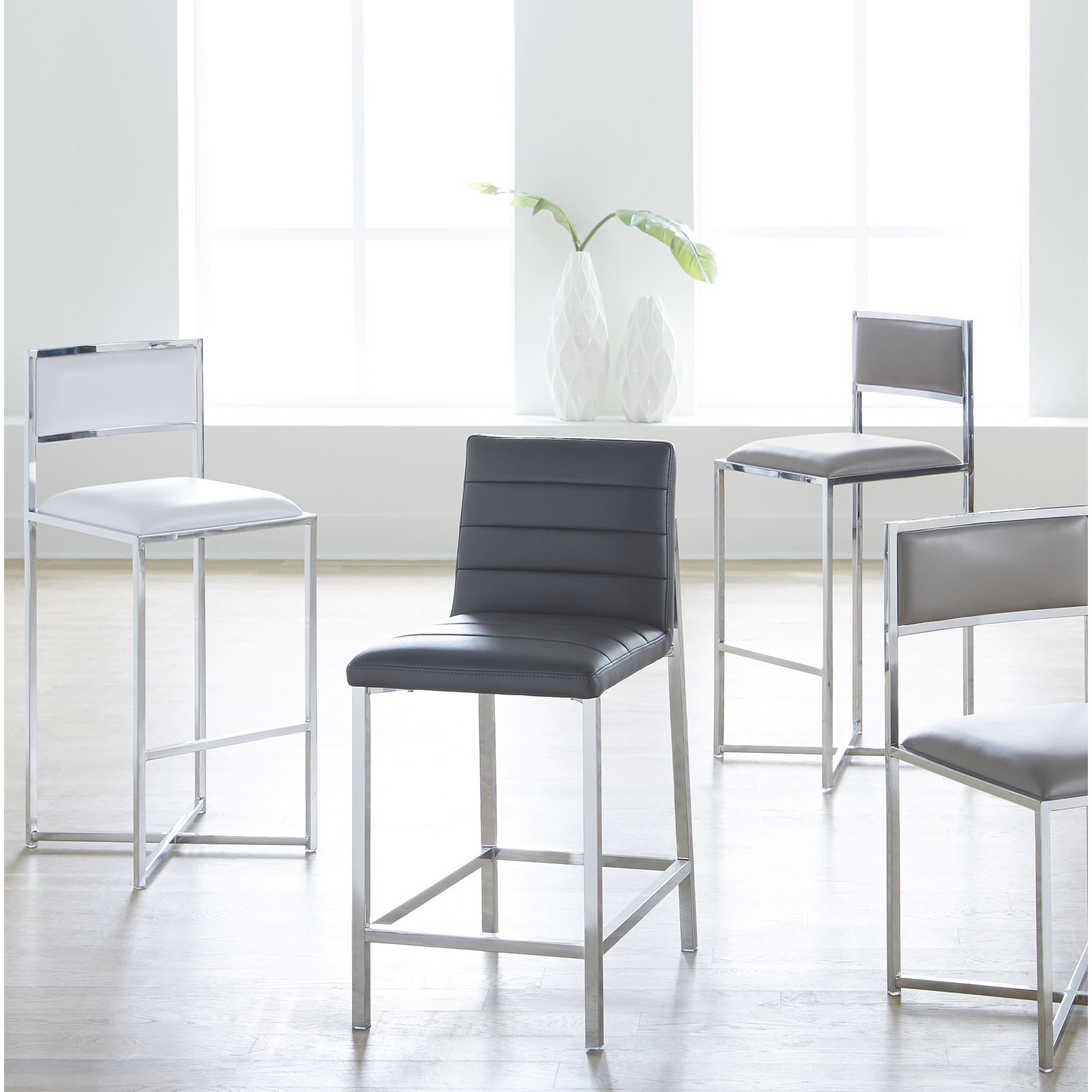 Malen Bar and Counter Stool, Taupe, Bar Stool (30” Seat Height)