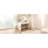 39" Makeup Vanity Table In White For Bedroom. Equipped With Touch Screen Lighted Mirror & Drawer. Curved Edges And Style. Ample Storage Options. Convenient. 20 Installation